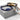 CC Gemstone Double Strap Leather Bracelet