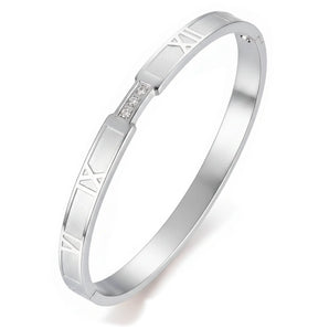 Éternel Hours Bangle (Silver)