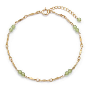Rila Peridot Bracelet (August Birthstone)