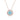 Cavalli March Birthstone Necklace (Rose gold)