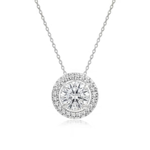 Cavalli April Birthstone Necklace (Silver)