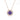 Cavalli December Birthstone Necklace (Rose gold)