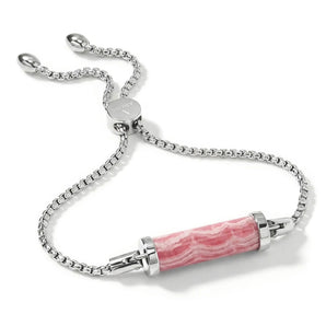 Rhodochrosite CC Bracelet (Silver)