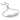 白松石CC手链 (白金色)