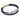 Aquamarine CC Double Strap Leather Bracelet (Palace Blue-Gold)