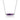 Amethyst CC Necklace (Silver)