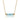 Aquamarine CC Necklace (Gold)