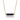 Blue Sandstone CC Necklace (Rose Gold)