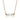 Howlite CC Necklace (Rose Gold)