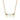 White Jade CC Necklace (Gold)