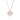 The Planet Dancing Stone Necklace (Rose Gold)
