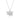 Starry Heart Dancing Stone Necklace (Silver)