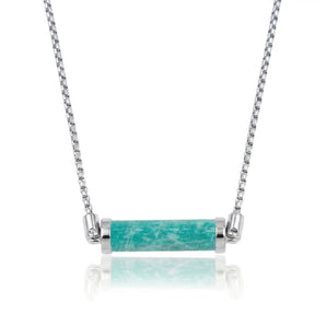 Amazonite CC Necklace (Silver)