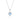 La Joie Moonstone Heart Necklace (Silver)