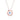 La Joie Moonstone Star Wish Necklace (Rose Gold)