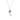 La Joie Tanzanite Love Key Necklace