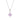 La Joie Lavender Amethyst Necklace (Silver)