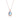 La Joie Luminous Moonstone Necklace (Rose Gold)