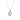 La Joie Luminous Moonstone Necklace (Silver)