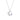 L'amour Moon Flower Necklace (Silver)