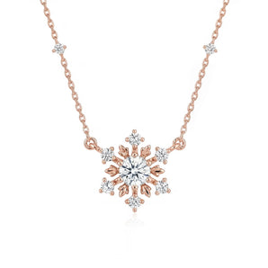 L'amour Snow Necklace (Rose Gold)