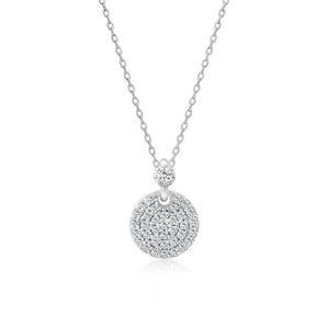 L'amour Circle Necklace (Silver)
