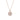 L'amour Circle Necklace (Rose Gold)