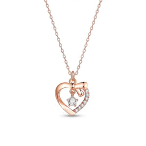L'amour Timeless Love Necklace (Rose Gold)