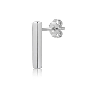Noe Line Bar Earring (Silver)