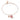 Shinning Star Strawberry Quartz Bracelet (Rose Gold)