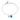 Shinning Star Blue Sparkling Crystal Bracelet (Silver)