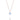 Ariel Aquamarine Necklace (Rose Gold)