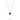 Ariel Sodalite Necklace (Rose Gold)