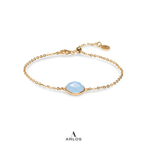 Ariel Aquamarine Bracelet (Gold)