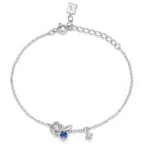 L'amour Romantic Rose Bracelet (Silver)