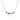 L'amour Christmas Floral Necklace (Rose gold)