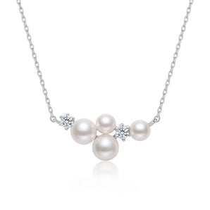 L'amour Starry Pearl Necklace (Silver)