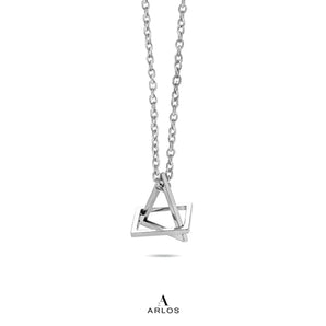 Noe Geometric Necklace (Silver)