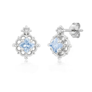 Aloha Royal Elegant Earrings (Silver)