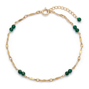 Rila Emerald Anklet (May Birthstone)