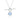 Adora Sky Blue Butterfly Garden Necklace