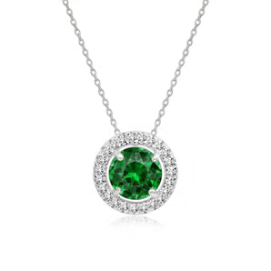 Cavalli May Birthstone Necklace (Silver)