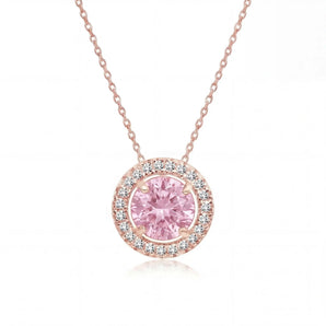 Cavalli October Birthstone Necklace (Rose gold)