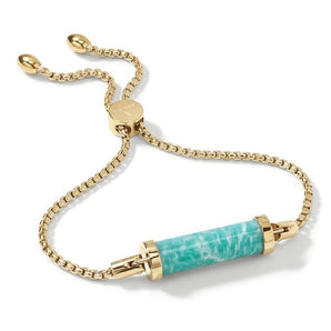 Amazonite CC Bracelet (Gold)