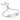 White Crystal CC Bracelet (Silver)