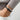 Hematite CC Double Strap Leather Bracelet (Jet Black-Silver)