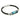 Labradorite CC Double Strap Leather Bracelet (Jet Black-Silver)