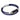 Obsidian CC Double Strap Leather Bracelet (Palace Blue-Silver)