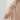 Rhodochrosite CC Double Strap Leather Bracelet (Sakura Pink-Rose Gold)
