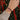 Rhodochrosite CC Double Strap Leather Bracelet (Ruby Red-Gold)